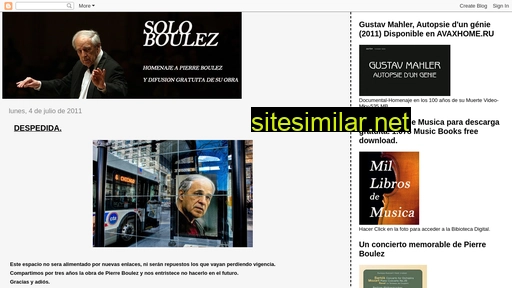 soloboulez.blogspot.com alternative sites