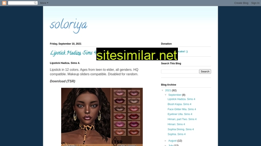 soloriya.blogspot.com alternative sites