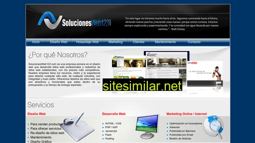 Solucionesweb123 similar sites