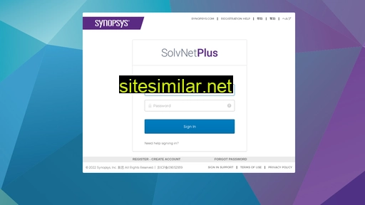 solvnet.synopsys.com alternative sites