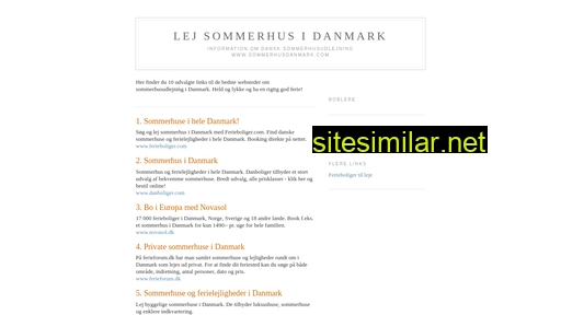 sommerhusdanmark.com alternative sites