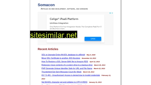 somacon.com alternative sites