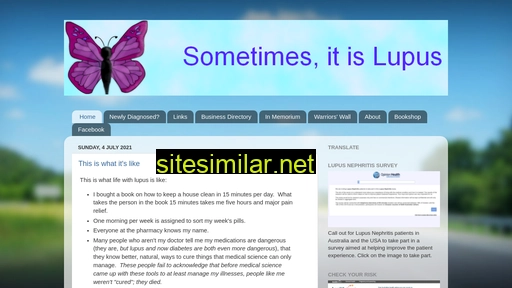 sometimesitislupus.com alternative sites