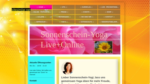 sonnenschein-yoga.com alternative sites