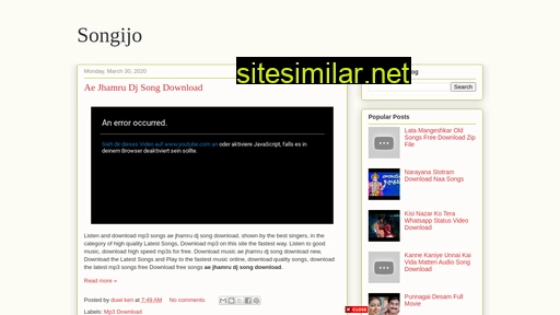 songijo.blogspot.com alternative sites