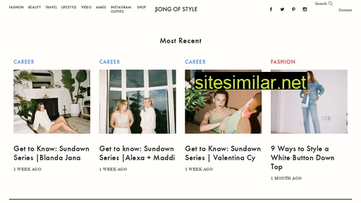 Songofstyle similar sites
