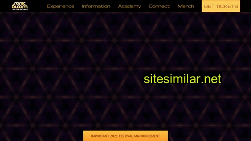 sonicbloomfestival.com alternative sites
