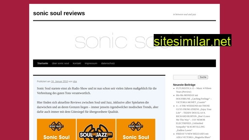 sonicsoulreviews.com alternative sites