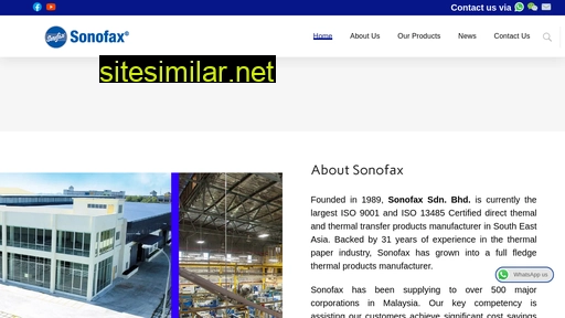 Sonofax similar sites