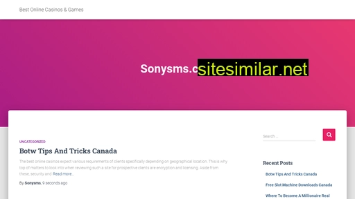 sonysms.com alternative sites