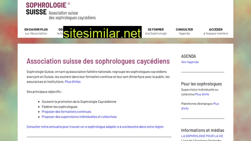 sophrologiesuisse.com alternative sites