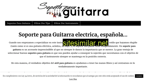 soporteparaguitarra.com alternative sites