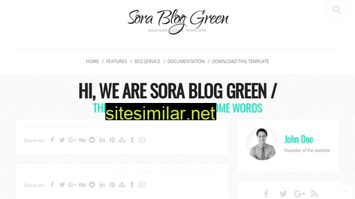 sorablog-green-demo.blogspot.com alternative sites
