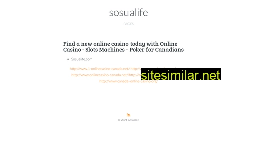 sosualife.com alternative sites