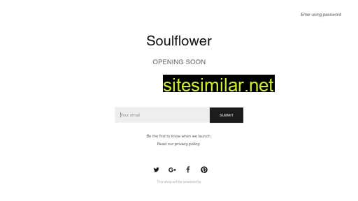soulflower-biz.myshopify.com alternative sites
