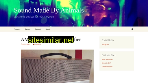soundmadebyanimals.com alternative sites