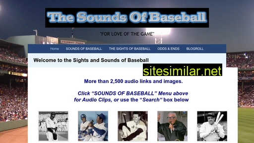 soundsofbaseball.com alternative sites