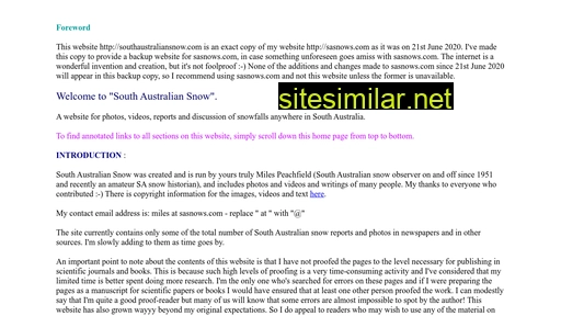 southaustraliansnow.com alternative sites