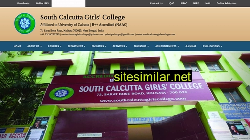 Southcalcuttagirlscollege similar sites