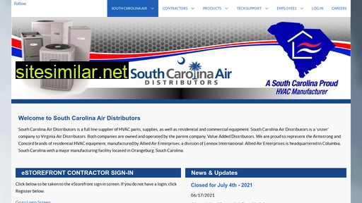 southcarolinaairdistributors.com alternative sites