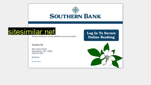 southernbankga.com alternative sites