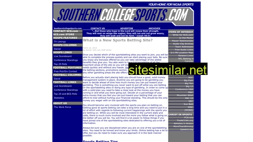 southerncollegesports.com alternative sites