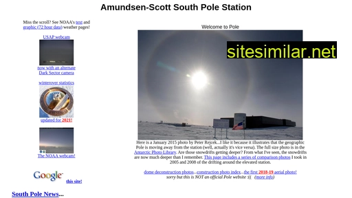 southpolestation.com alternative sites