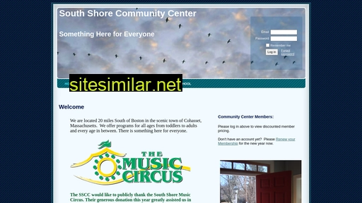 Southshorecommunitycenter similar sites