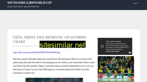 southafrica2010worldcup.com alternative sites