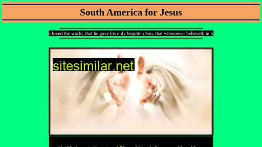 Southamerica4jesus similar sites
