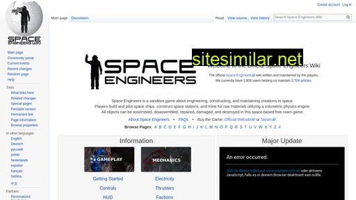 spaceengineerswiki.com alternative sites
