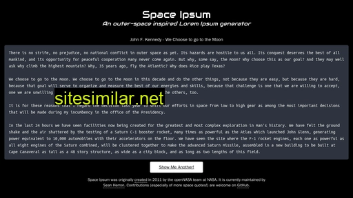 spaceipsum.com alternative sites