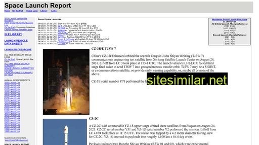spacelaunchreport.com alternative sites