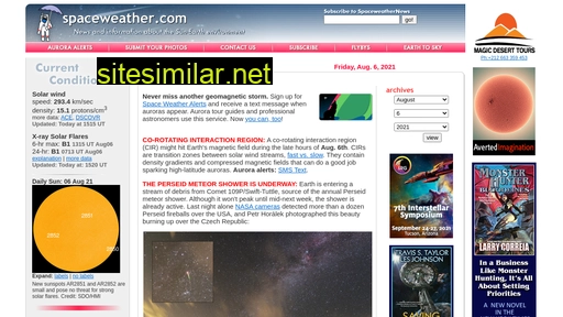 spaceweather.com alternative sites