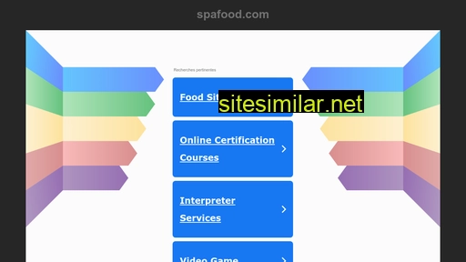 Spafood similar sites