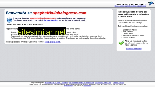 spaghettiallabolognese.com alternative sites