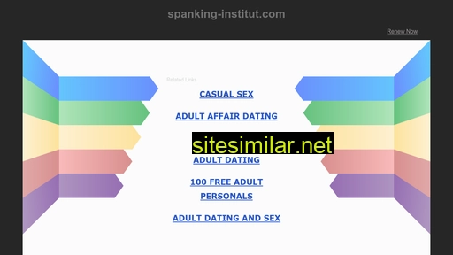 Spanking-institut similar sites