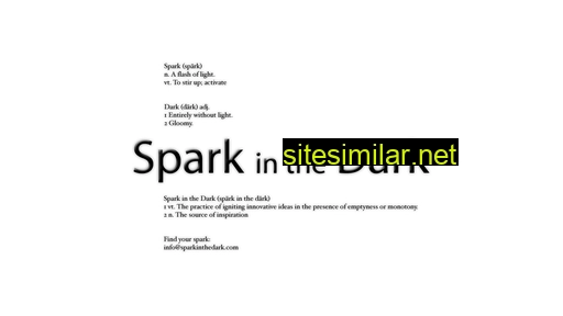 Sparkinthedark similar sites