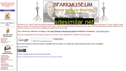 sparkmuseum.com alternative sites