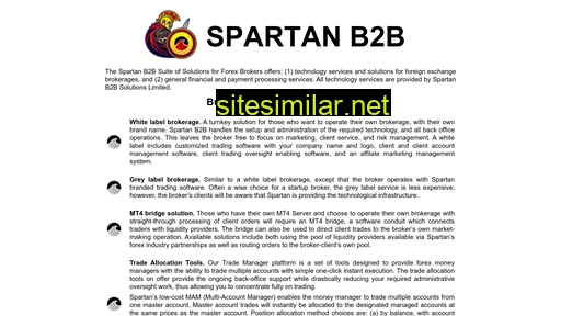 spartanfxonline.com alternative sites