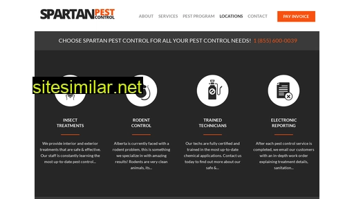 spartanpestcontrol.com alternative sites