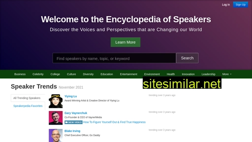 speakerpedia.com alternative sites