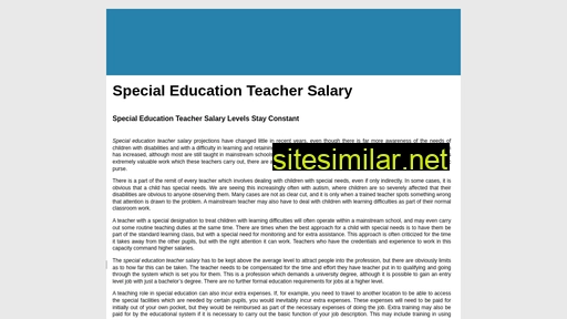 specialeducation-teachersalary.com alternative sites