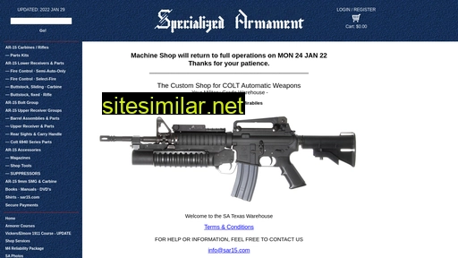 specializedarmament.com alternative sites