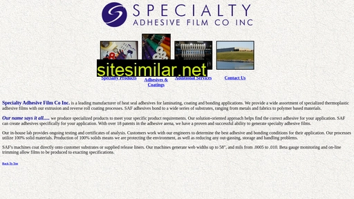 Specialtyadhesive similar sites