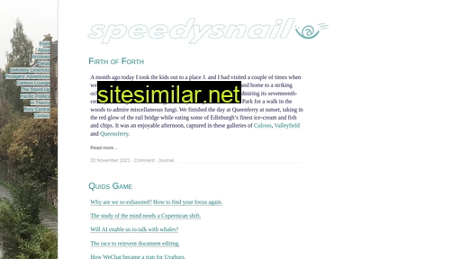 Speedysnail similar sites