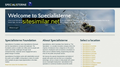 specialisterne.com alternative sites