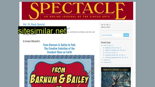 spectaclemagazine.com alternative sites