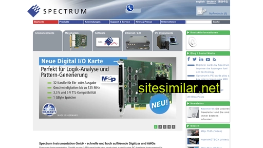 spectrum-instrumentation.com alternative sites