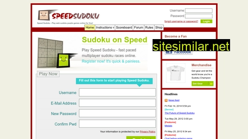 speedsudoku.com alternative sites